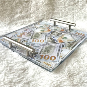 Money resin tray
