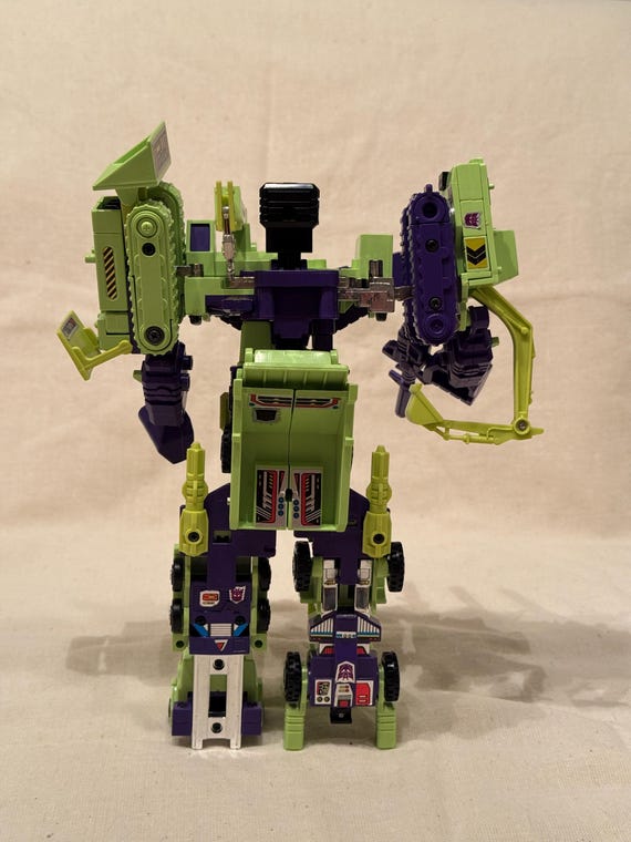 Transformers G1 Devastator Constructicon Warrior Decepticon