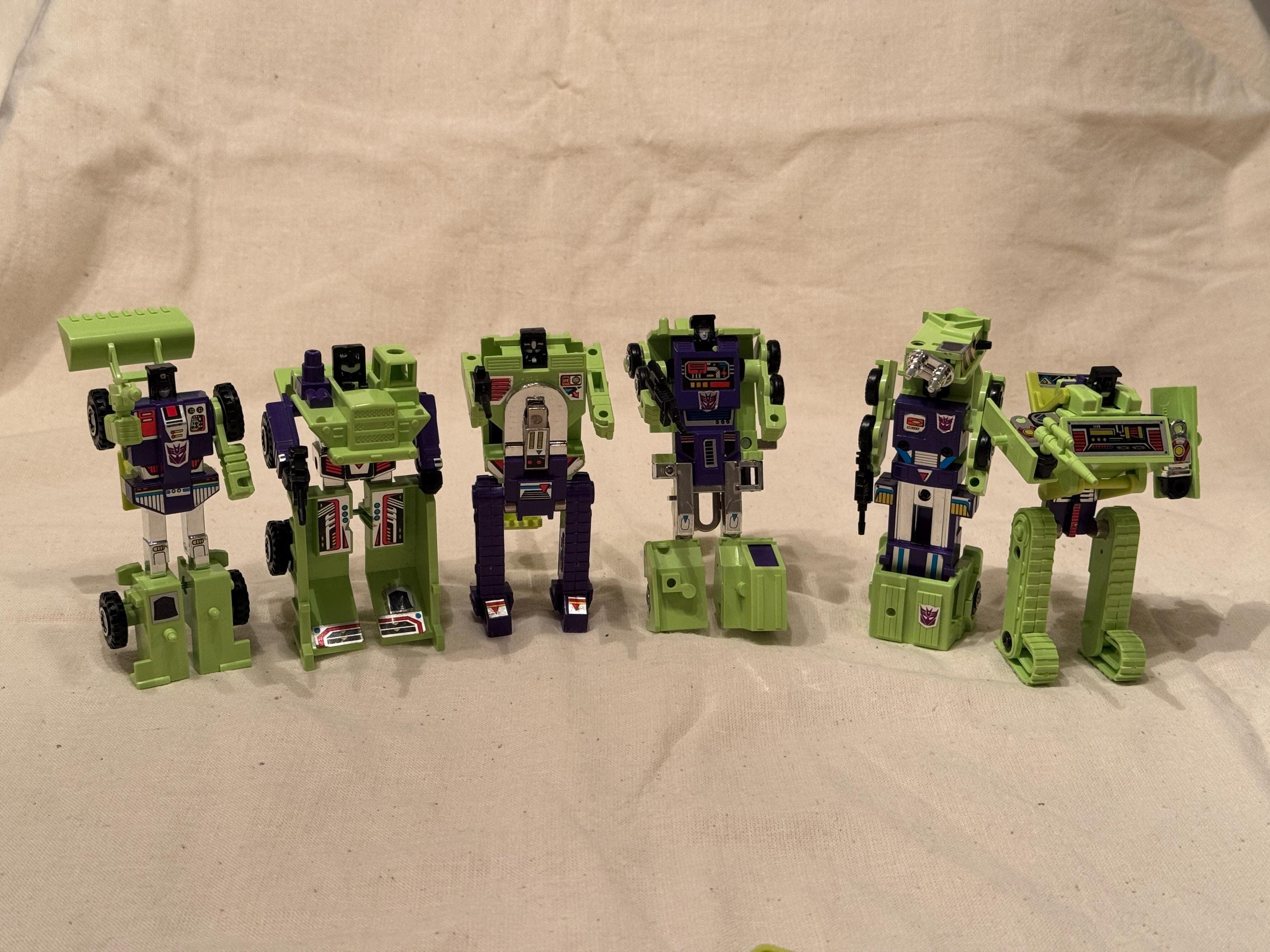 Transformers G1 Devastator Constructicon Warrior Decepticon