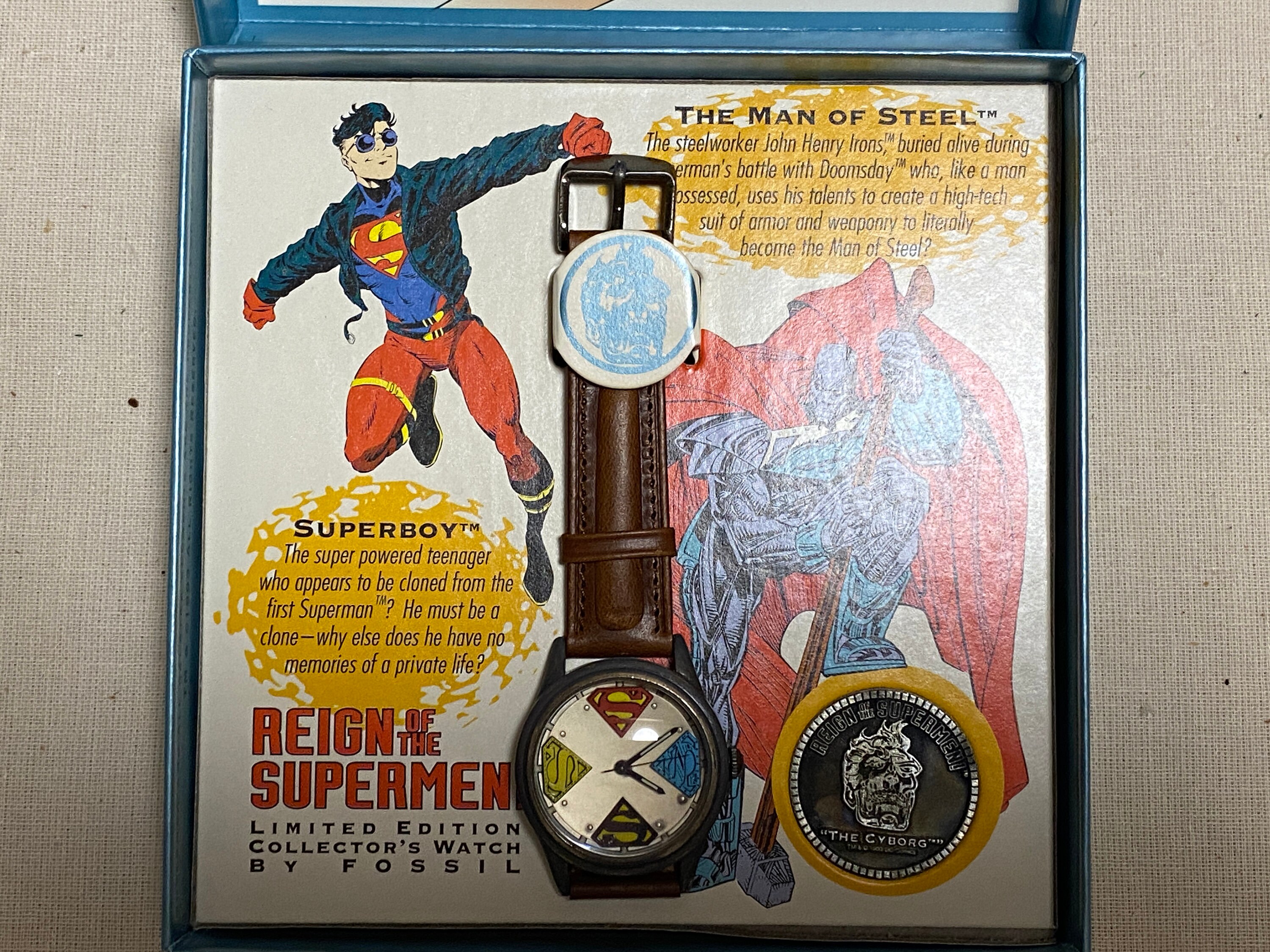 fossil superman watch