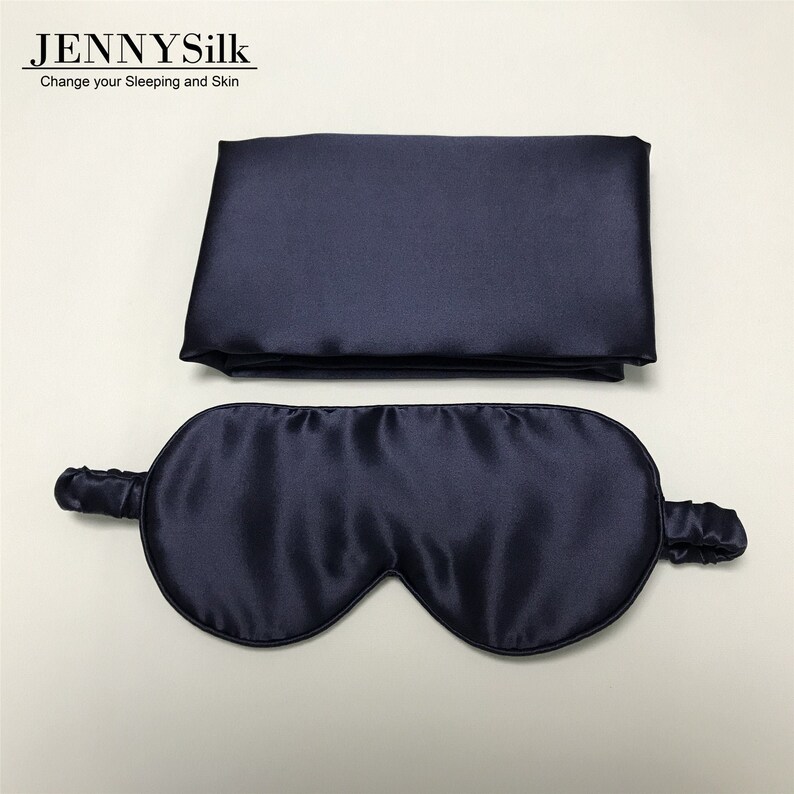 Silk Pillowcase Silk Eyemask set durable 19momme 100 mulberry Etsy