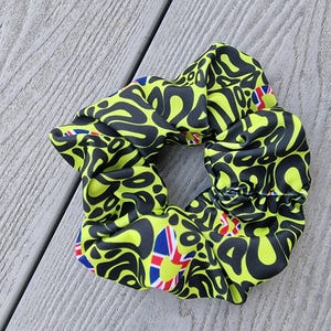 Formula one British Exclusive  Lando Norris hair scrunchie  blob design