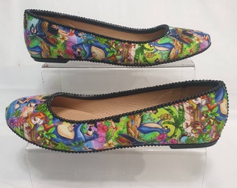Jungle book inspired  ballerina flats Choose your size