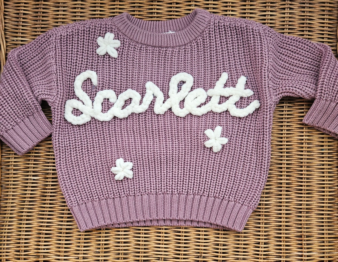 Custom Embroidered Sweaters Etsy