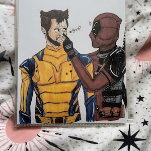 Boop! Deadpool and Wolverine 8x6 print
