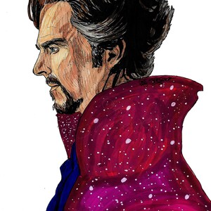 ドクター・ストレンジの超リアルなイラスト – マーベルコレクターズ
