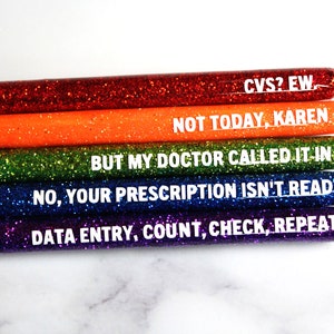 50 Pcs Pharmacist Stickers, Fun Pharmacy & Medication Decals