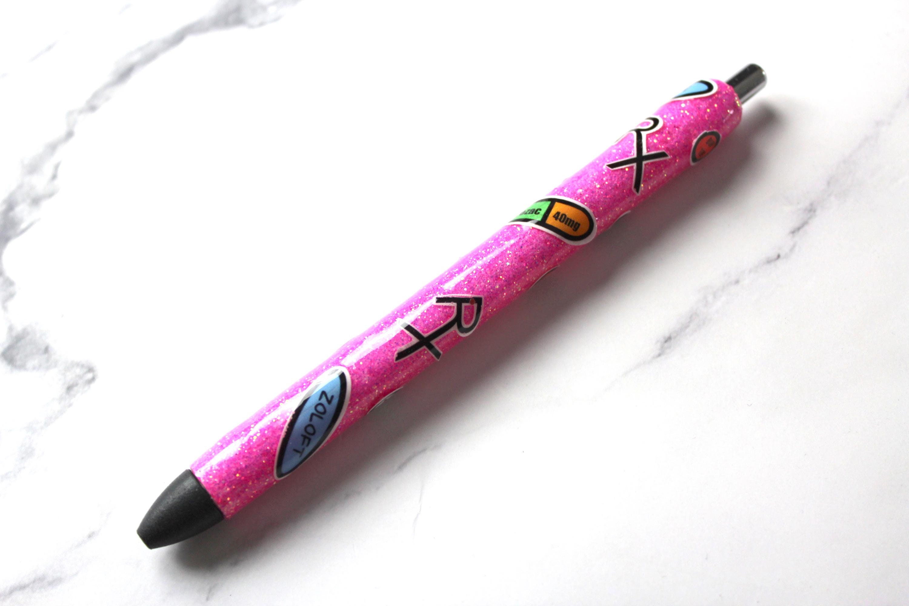 Pharmacy Glitter Pen - Psychiatric Pharmacist Pen