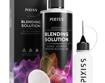 Alcohol Blending Solution for Ink - Large 4oz Ink Blending Solution - Works with All Alcohol Inks - with Applicator Tip, Applicator...