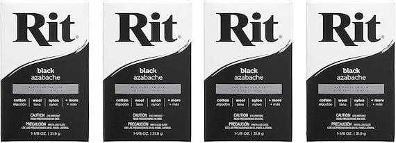 Rit All-Purpose Powder Dye, Black (2 Pack)