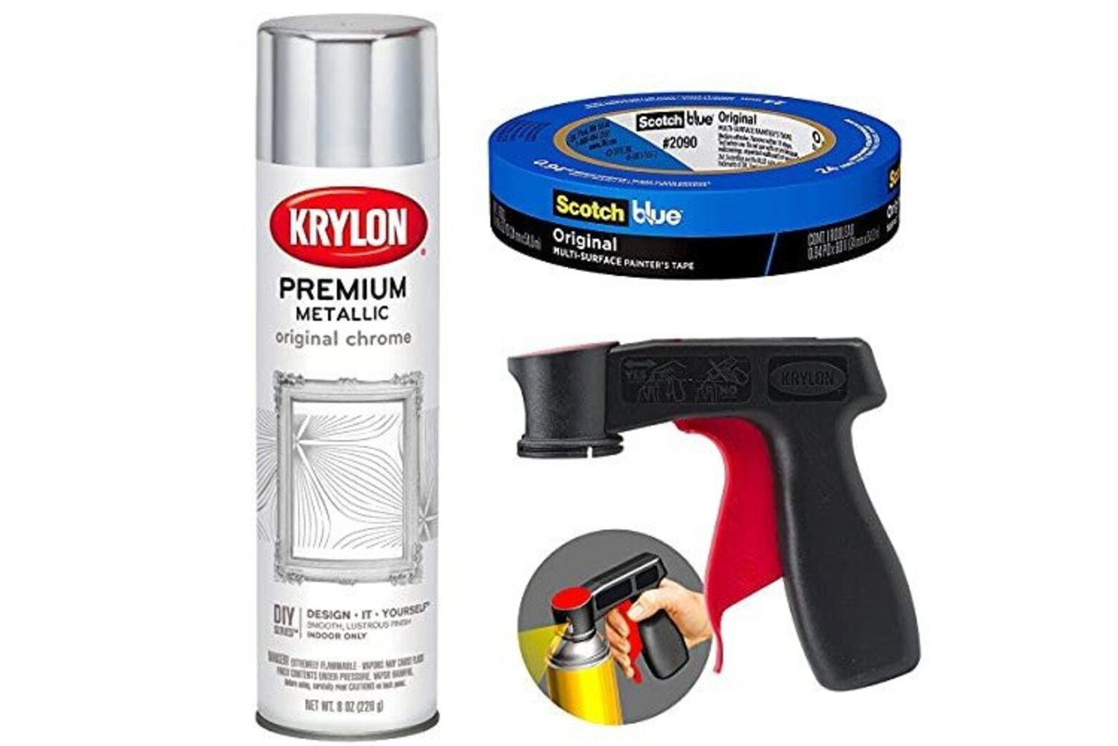 Krylon Chrome Metallic Spray Paint Silver 8Ounce Snap and Etsy