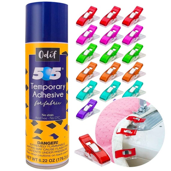 Quilters' favorite basting spray: ODIF 505 Temporary Fabric Adhesive