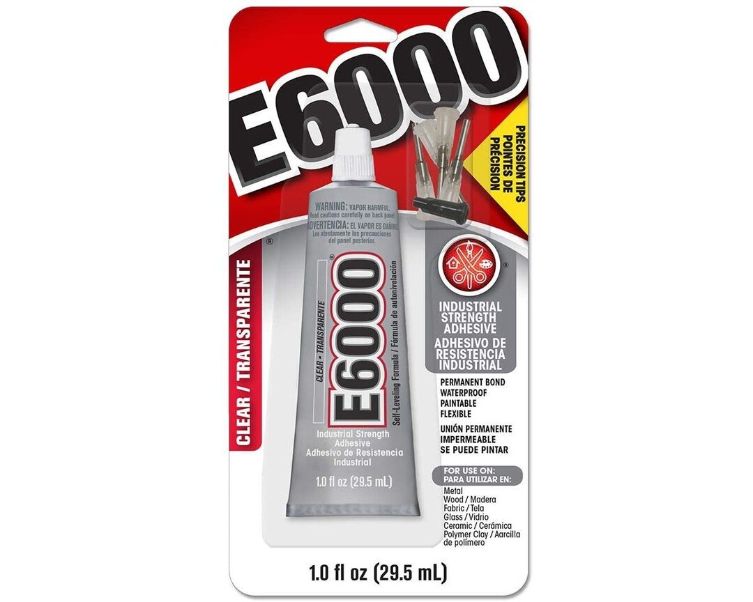 E6000 231020 Adhesive With Precision Tips, 1.0 Fl Oz Etsy