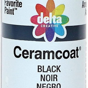 Peinture acrylique Delta Creative Ceramcoat en couleurs assorties 2 oz, 2505, blanc Black