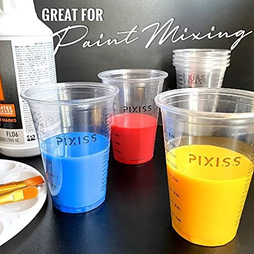 Motiv Graduated Mixing Cups 10oz - Package of 50