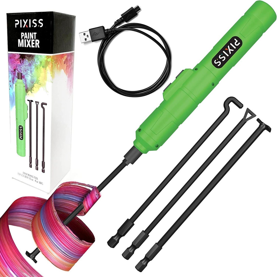 Model Paint Mixer Mini Stirrer Tool Rechargeable Cordless Motorized