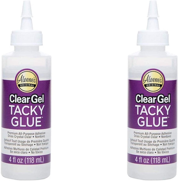 Aleene's Clear Gel Tacky Glue 4oz, Pack 2 