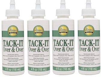 Roll Over Image to Zoom in Aleene's Tack-It Over & Over Liquid Glue 4oz  (Fоur Расk)