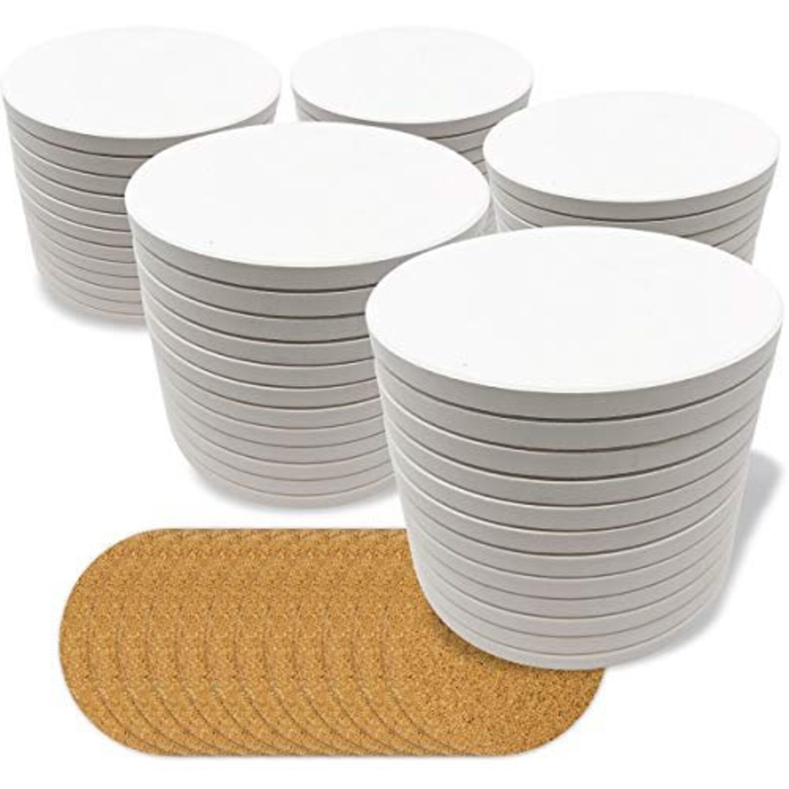Blank Ceramic Coasters 100 Pack Etsy