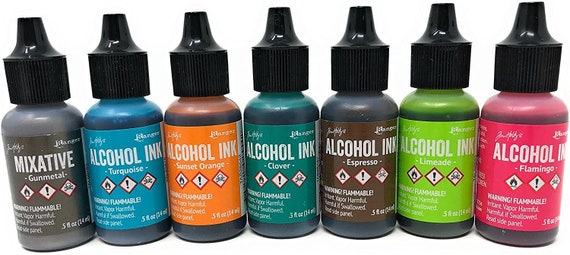 Ranger Tim Holtz Alcohol Ink Set, 24 Pack (Assorted Colors) .5oz