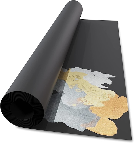Black Alcohol Ink Paper Roll Heavy Black Art Paper for Alcohol Ink & Black  Watercolor Paper, Synthetic Paper 23x50 Inches 584x1270mm, 