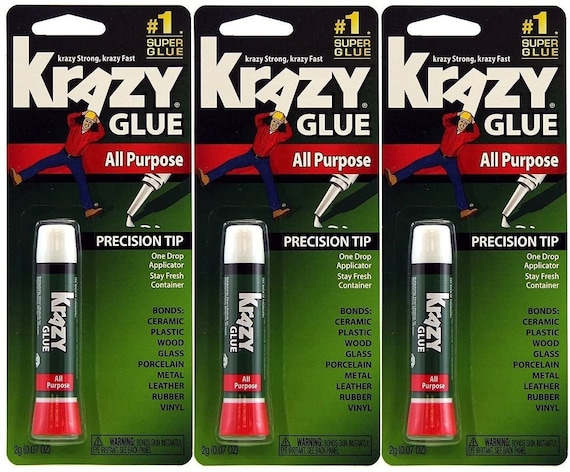 Krazy Glue Elmer's Original Crazy Super Glue All Purpose Instant Repair, 3  Piece 