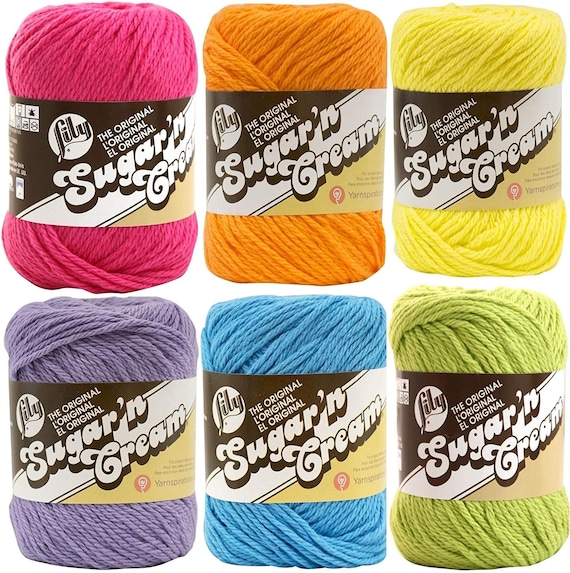 Lily Sugar N' Cream Solid Variety Assortment 6 Pack Bundle 100 Percent  Cotton Medium 4 Worsted multicolor -  Finland