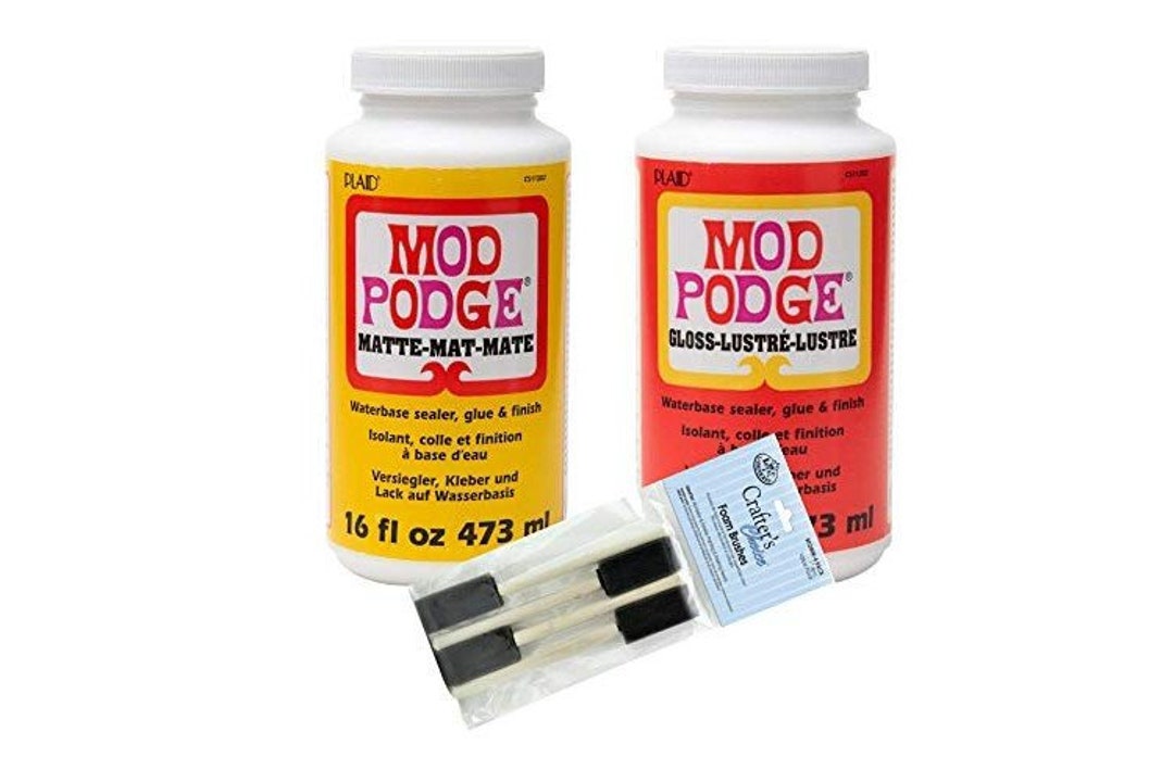 Mod Podge Gloss Waterbase Sealer, Glue (16-Ounce), CS11202 Finish, 16 oz