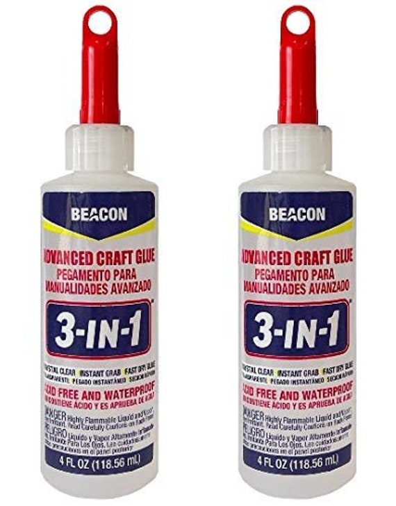 Beacon 3-in-1 Advanced Crafting Glue, 4-Ounce, 2-Pack