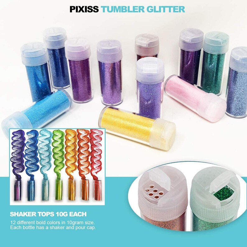 Pixiss Bulk Glitter for Tumblers Chunky Sequins for Tumblers Etsy