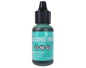 Ranger Tim Holtz Alcohol Ink Patina - 0.5 Oz Permanent Dye Ink For Crafts