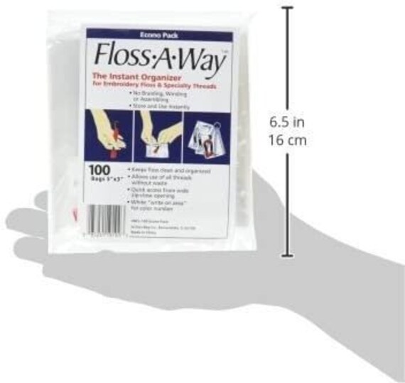 Action Bag Floss-A-Way Organizer 3x5 100/PKG