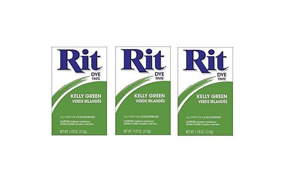 Rit Dye 3-32 11749 Powdered Fabric Dye, Kelly Green Тhrее Расk 