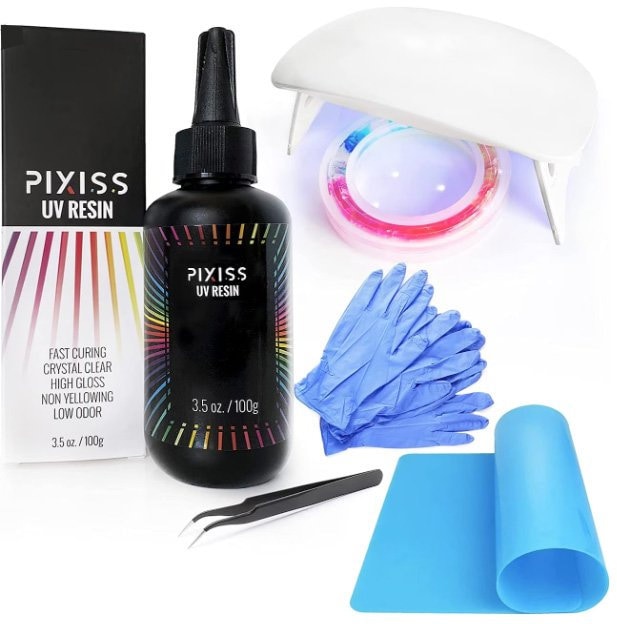 UV Resin Starter Kit With Light, UV Resin, UV Resin Dye, Resin