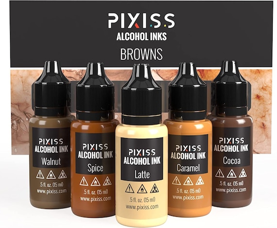 Pixiss Brown Alcohol Ink Set 