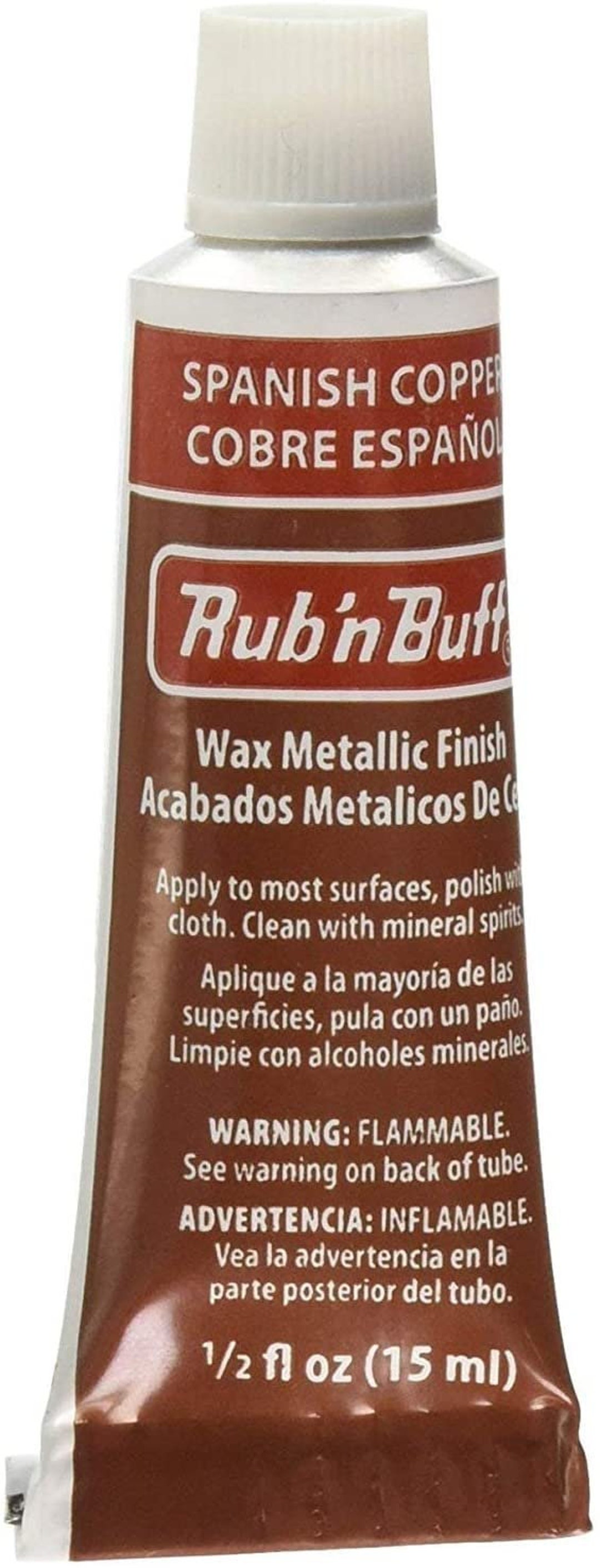 Amaco Rub 'N Buff Wax Metallic Finish, Pewter, 0.5-Fluid Ounce, 2 Pack 