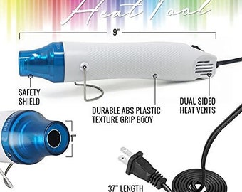 Electric Heat Gun Hot Air Gun Heating For Crafts Epoxy Resin