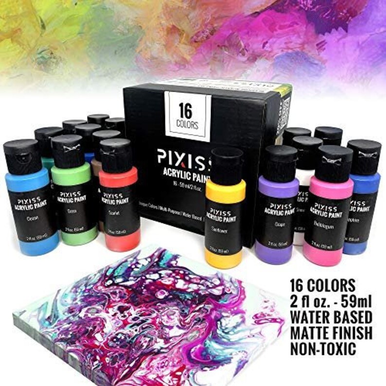 Floetrol Pouring Medium for Acrylic Paint Pouring Bundle Etsy