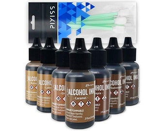 Alcohol Ink Browns Color Bundle