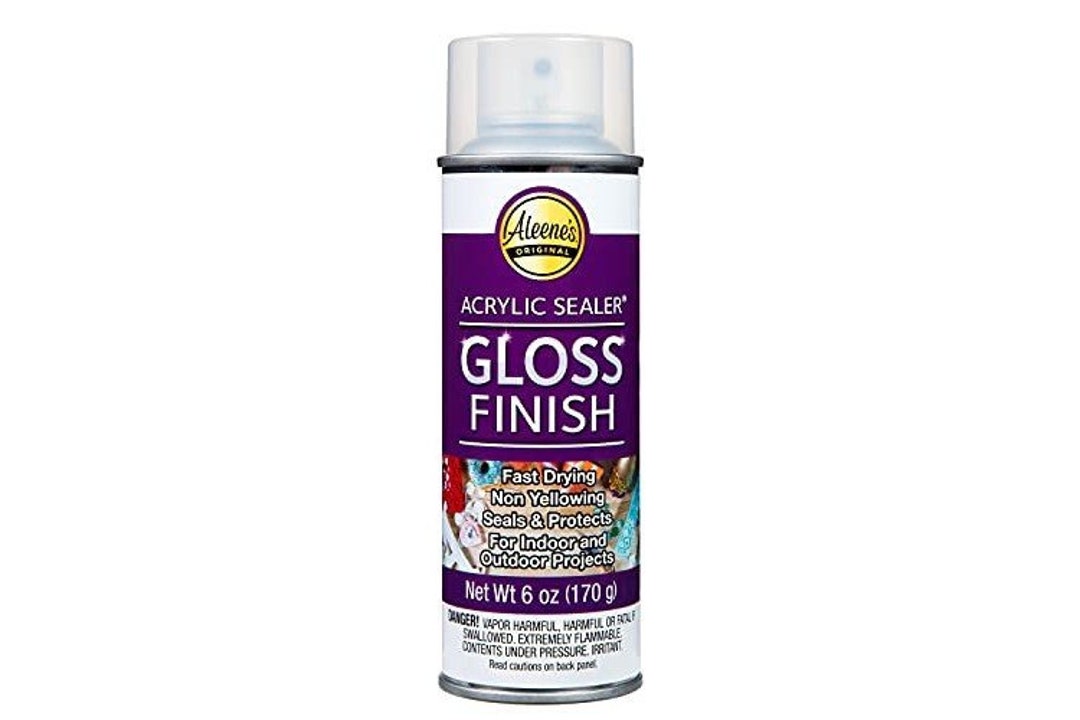Aleene's 26412 Spray Gloss Finish, 6 Oz Acrylic Sealer, Original Version Etsy