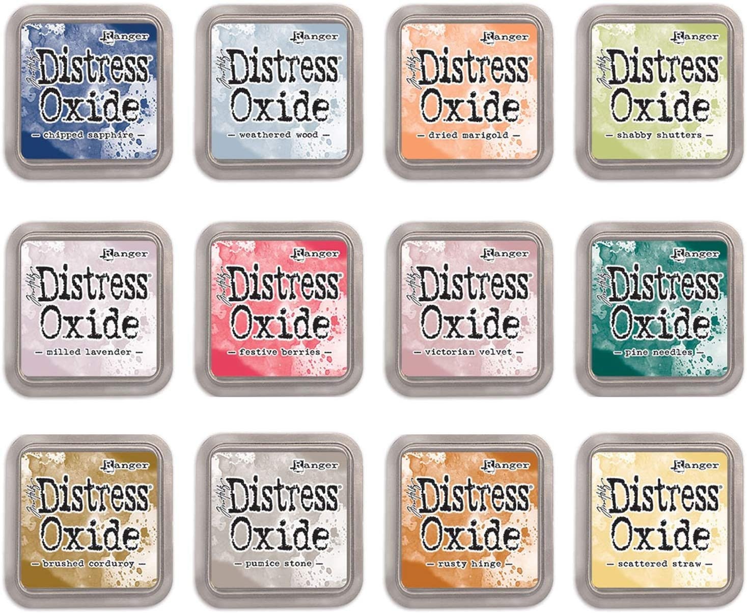 distress oxide - pine needles