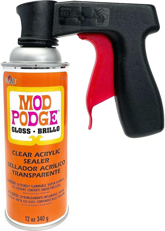 Mod Podge Spray Acrylic Sealer Glossy 2-pack, Clear Coating Matte Paint Sealer  Spray, Spray Can Sprayer Handle 