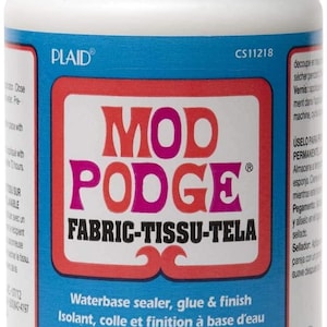 Mod Podge Eight Fabric, 8-ounce, Transparent, 8 Fl Oz