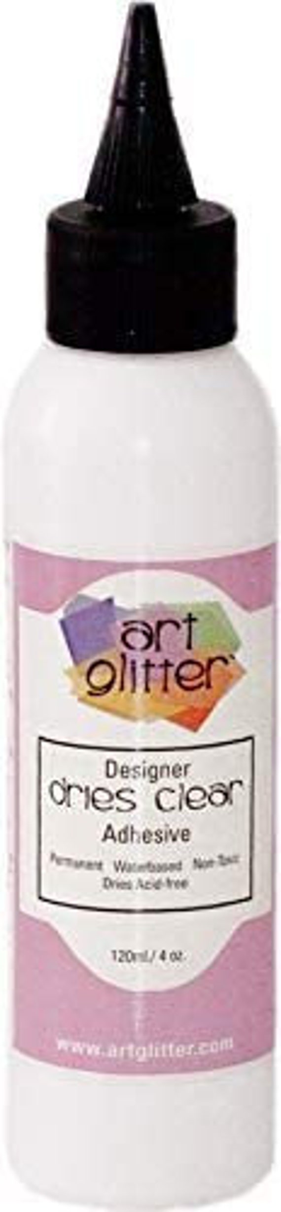 Art Institute Glitter Ultra Fine Metal Tip Fits Adhesive Glue Bottle 2 or  4oz