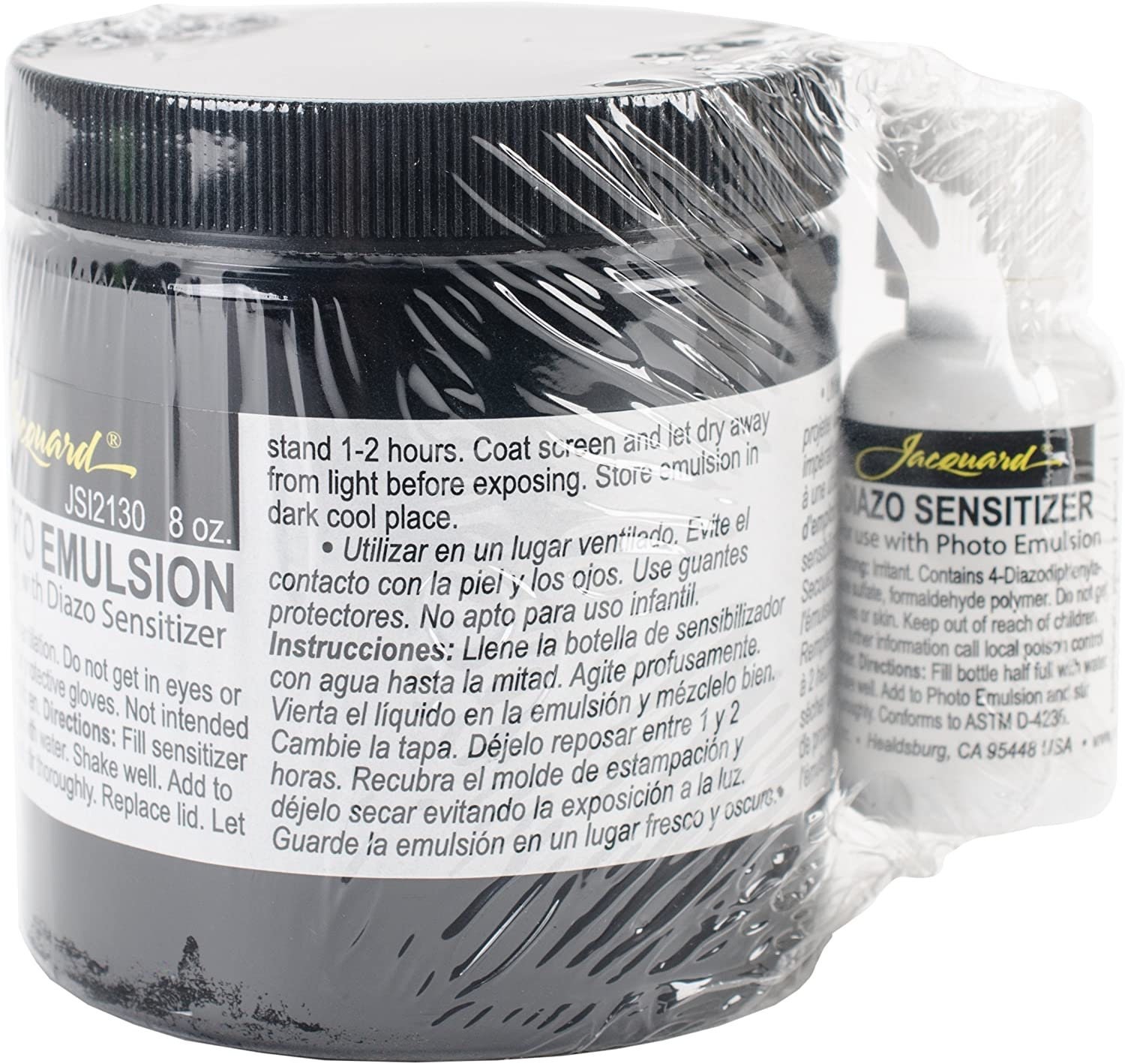 Jacquard Photo Emulsion & Diazo Sensitizer, 8 oz.