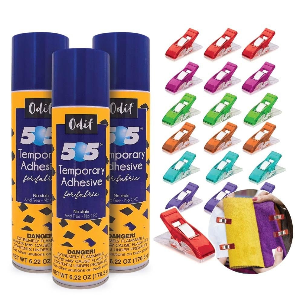  Customer reviews: Odif Usa 505 Spray and Fix Temporary Fabric  Adhesive, 14.7oz