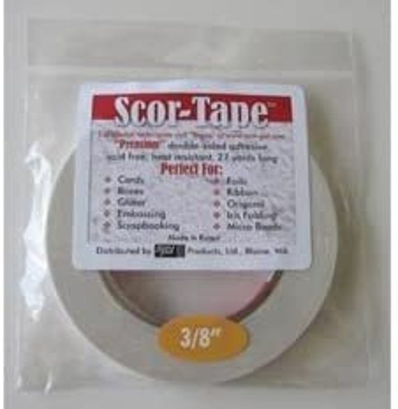 Scor-tape 1/4 Double Sided Adhesive Scor Tape Acid Free Double