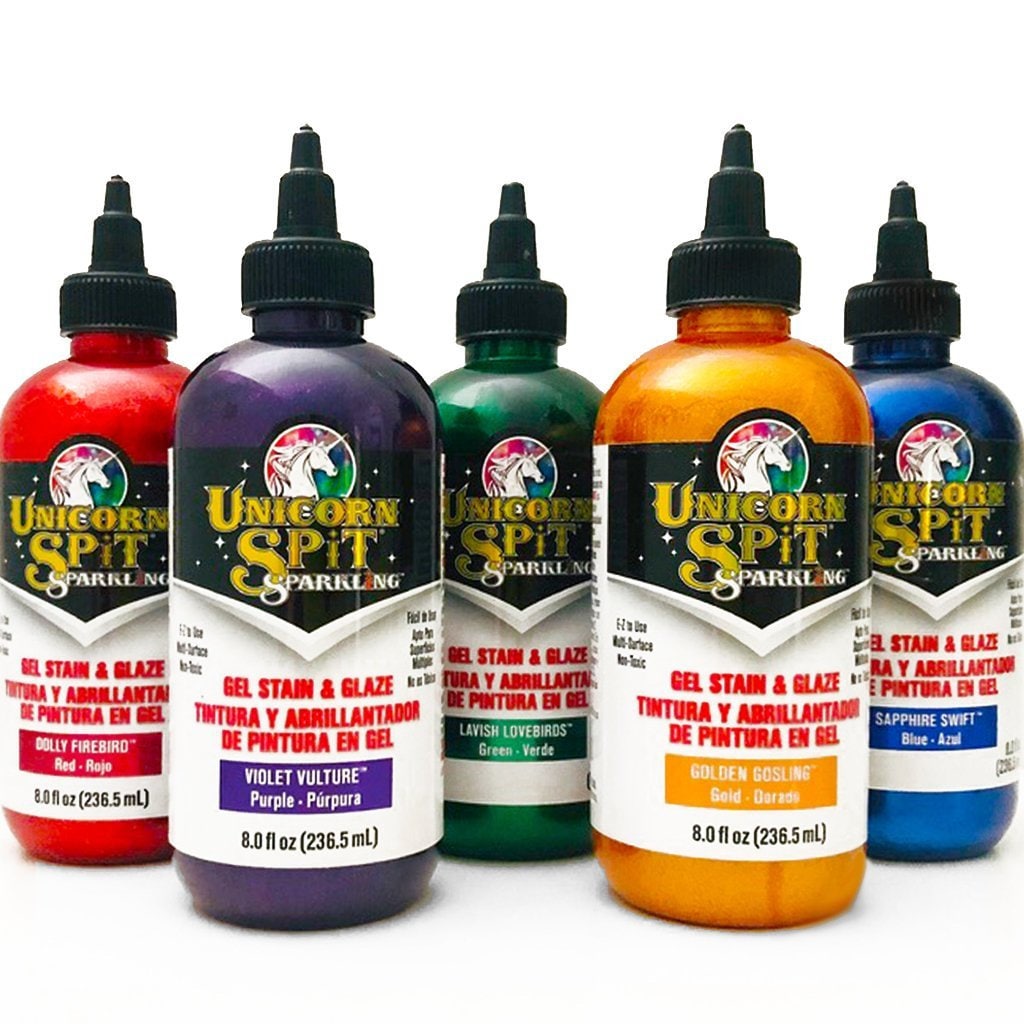 Unicorn Spit Sparkling Wood Stain 4oz Bottles Choose From 7 Colors 