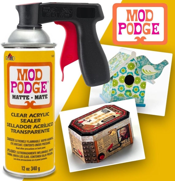 Matte Mod Podge Spray Acrylic Sealer Clear Coating Matte Paint