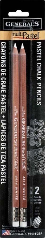 Pastel White Chalk Pencil #4414 by General Pencil